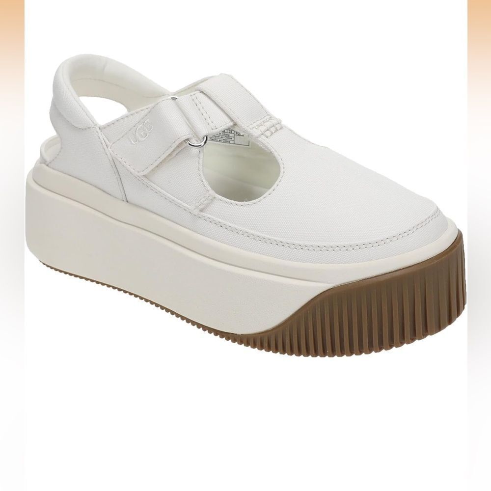 UGG Women's Cream and Brown Platform Shoes